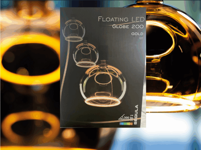 Floating LED Gold 200