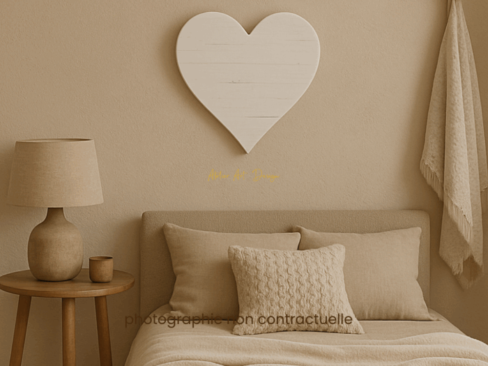Cœur en bois recyclé – Image 4