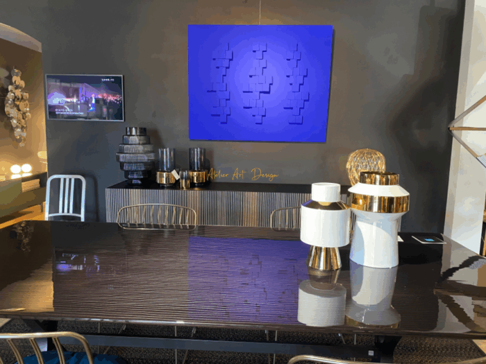 Tableau contemporain – Bleu Klein – Image 2